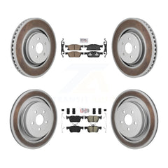 Transit Auto KGA-106110 Disc Brake Kit for 2019 Ford Edge - Front and Rear