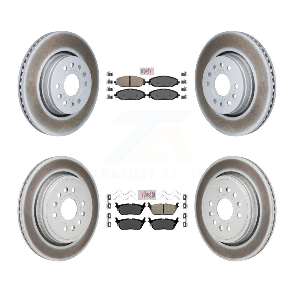 Transit Auto KGA-106115 Disc Brake Kit for 2021-2024 Jeep Grand Wagoneer L, Jeep Wagoneer L and More - Front and Rear