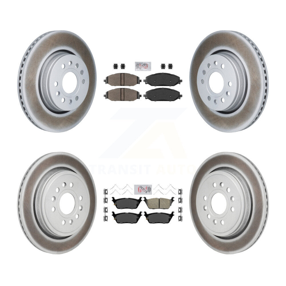 Transit Auto KGA-106116 Disc Brake Kit for 2021-2024 Jeep Grand Wagoneer L, Jeep Wagoneer L and More - Front and Rear