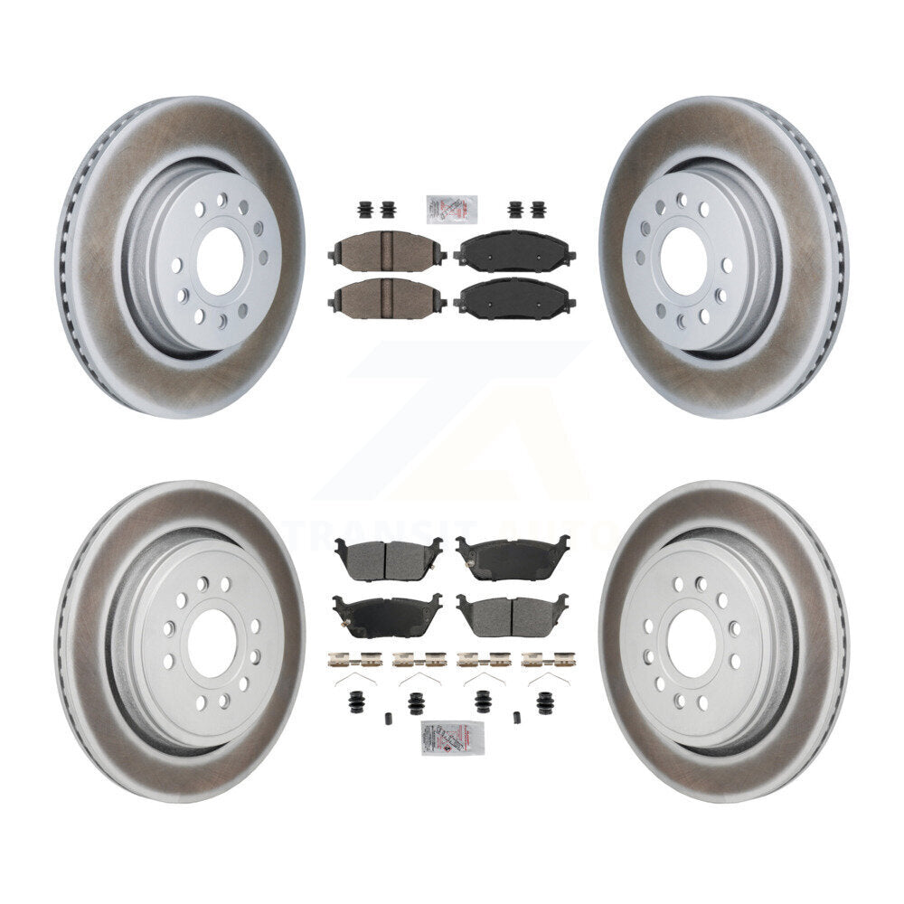 Transit Auto KGA-106118 Disc Brake Kit for 2021-2024 Jeep Grand Wagoneer L, Jeep Wagoneer L and More - Front and Rear