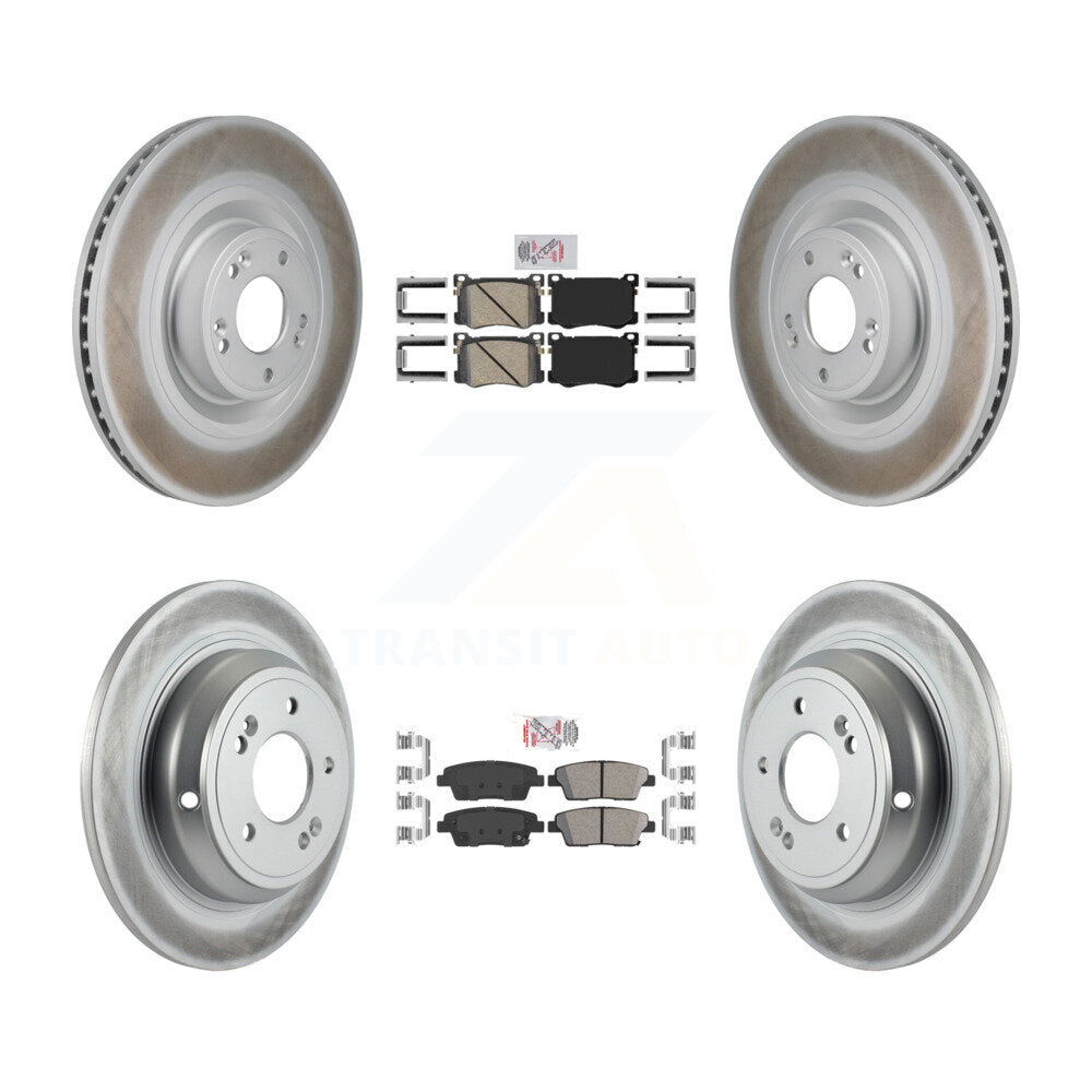Transit Auto KGA-106119 Disc Brake Kit for 2015-2017 Genesis G80, Hyundai Genesis - Front and Rear