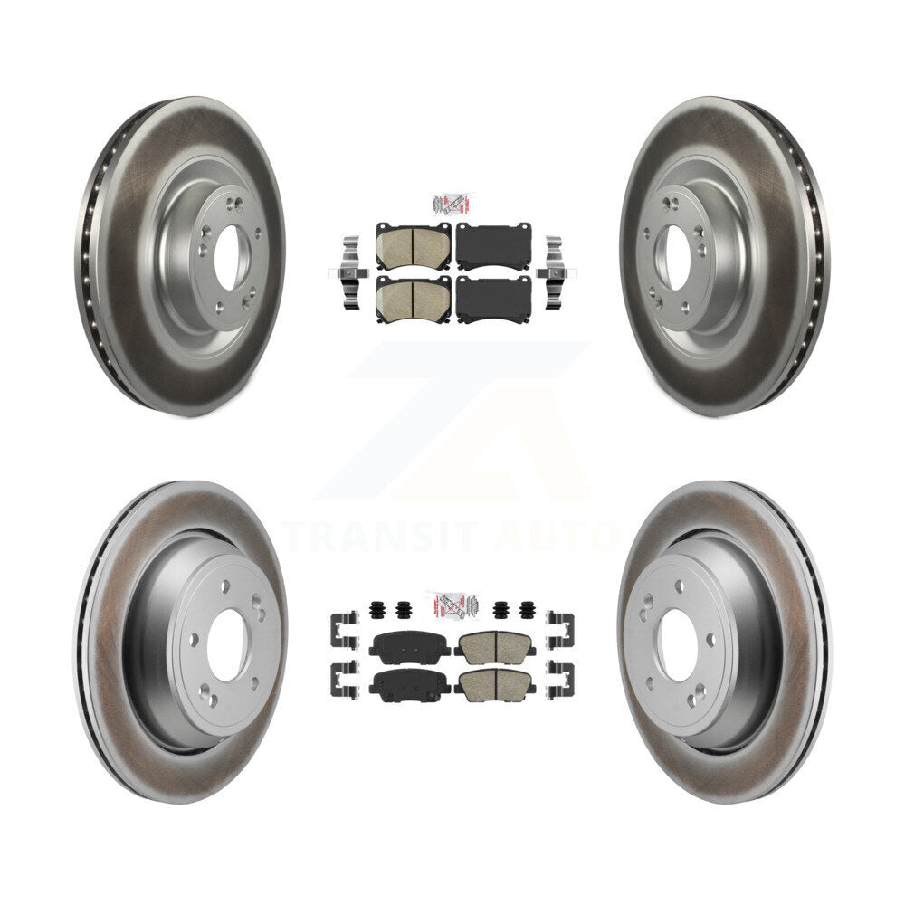 Transit Auto KGA-106121 Disc Brake Kit for 2011 Hyundai Equus - Front and Rear