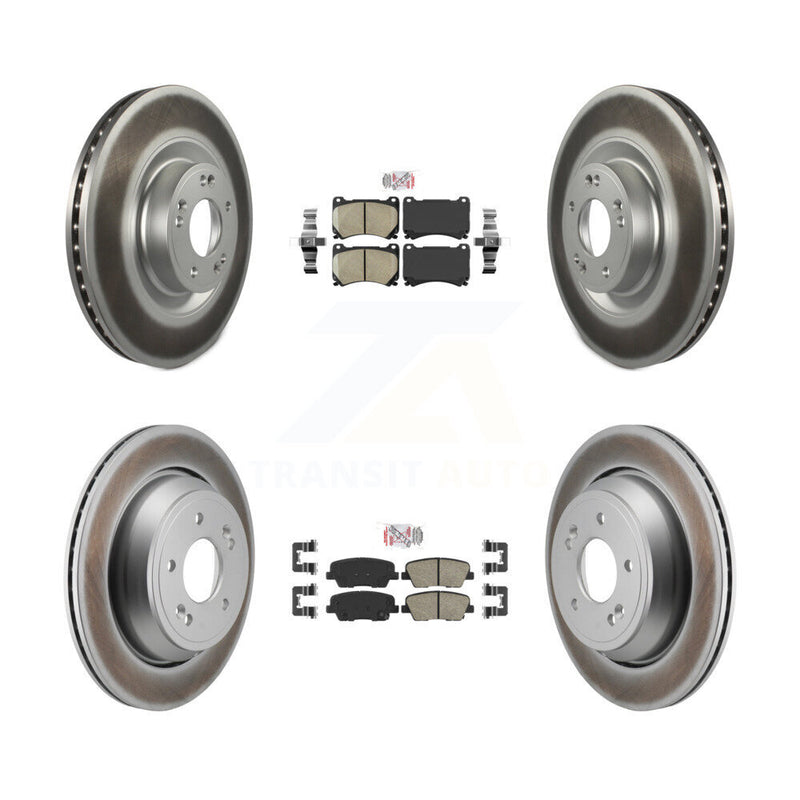 Transit Auto KGA-106122 Disc Brake Kit for 2011 Hyundai Equus - Front and Rear