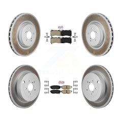 Transit Auto KGA-106125 Disc Brake Kit for 2017 Subaru BRZ - Front and Rear