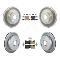 Transit Auto KGA-106128 Disc Brake Kit for 2017 Subaru BRZ - Front and Rear