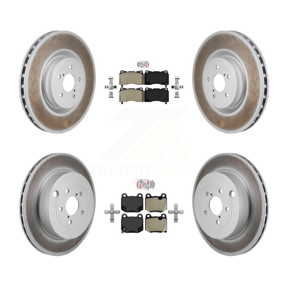 Transit Auto KGA-106129 Disc Brake Kit for 2017-2020 Toyota 86, Subaru BRZ - Front and Rear