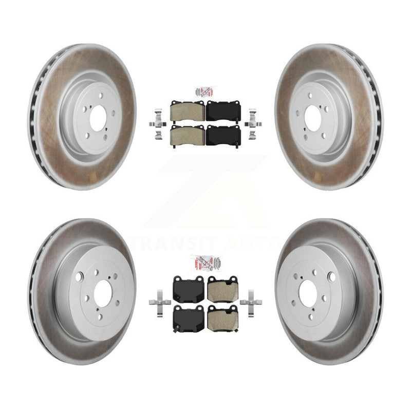 Transit Auto KGA-106129 Disc Brake Kit for 2017-2020 Toyota 86, Subaru BRZ - Front and Rear