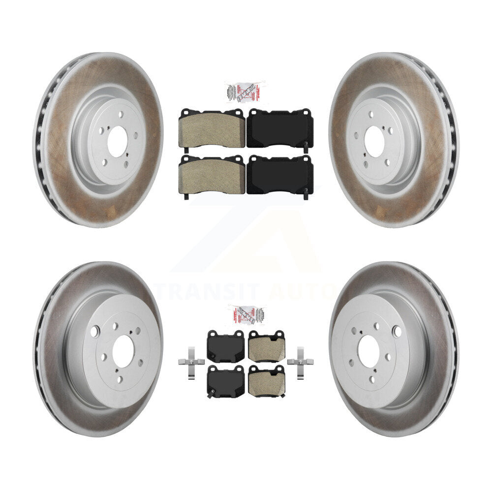 Transit Auto KGA-106130 Disc Brake Kit for 2017-2020 Toyota 86, Subaru BRZ - Front and Rear