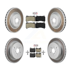 Transit Auto KGA-106130 Disc Brake Kit for 2017-2020 Toyota 86, Subaru BRZ - Front and Rear