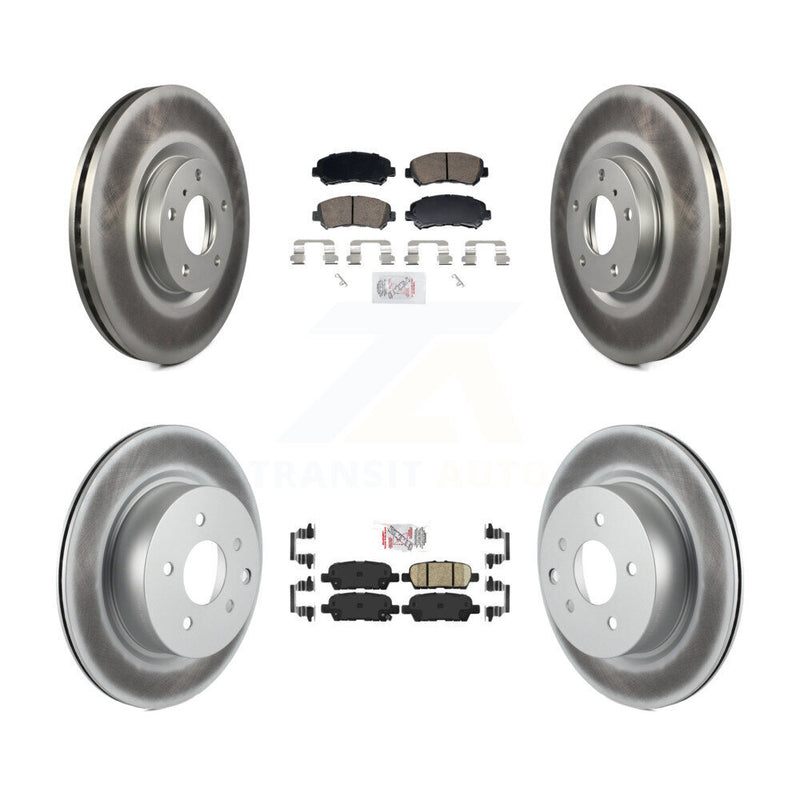 Transit Auto KGA-106134 Disc Brake Kit for 2009-2022 Nissan Maxima - Front and Rear