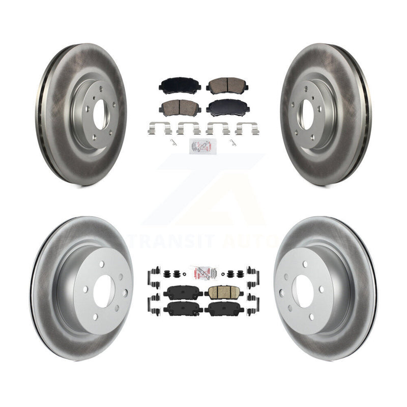 Transit Auto KGA-106136 Disc Brake Kit for 2009-2022 Nissan Maxima - Front and Rear