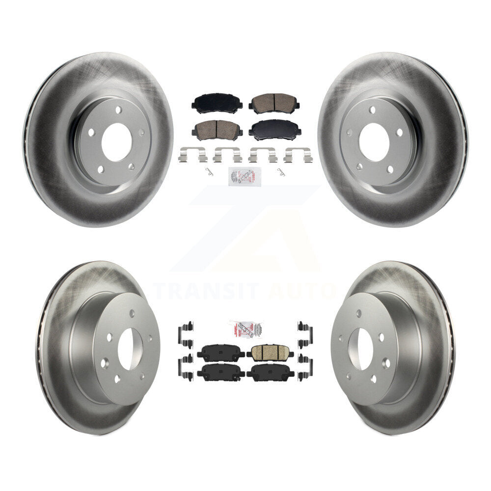 Transit Auto KGA-106138 Disc Brake Kit for 2014-2017 Nissan Juke - Front and Rear