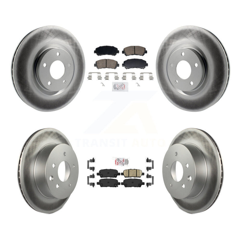 Transit Auto KGA-106138 Disc Brake Kit for 2014-2017 Nissan Juke - Front and Rear