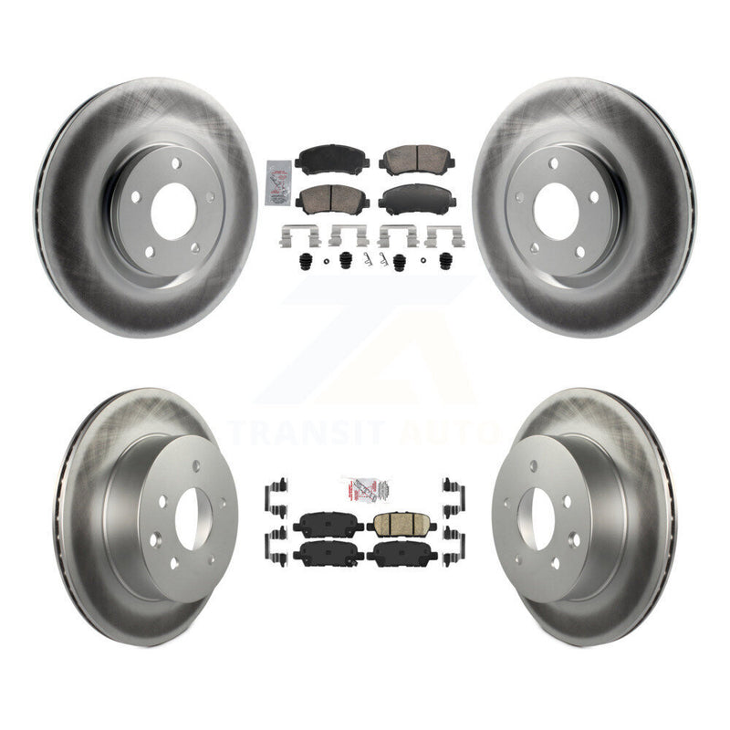 Transit Auto KGA-106139 Disc Brake Kit for 2014-2017 Nissan Juke - Front and Rear