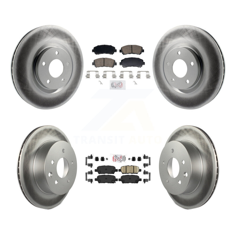 Transit Auto KGA-106140 Disc Brake Kit for 2014-2017 Nissan Juke - Front and Rear