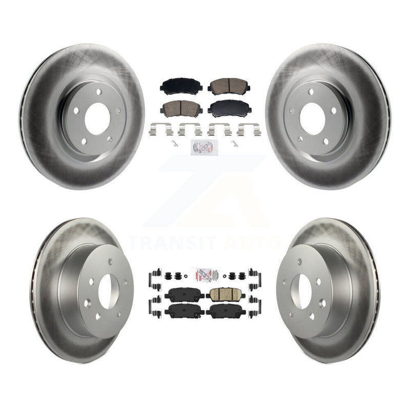 Transit Auto KGA-106140 Disc Brake Kit for 2014-2017 Nissan Juke - Front and Rear