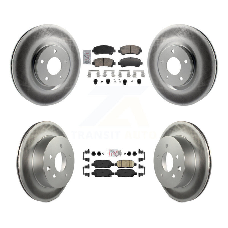 Transit Auto KGA-106141 Disc Brake Kit for 2014-2017 Nissan Juke - Front and Rear