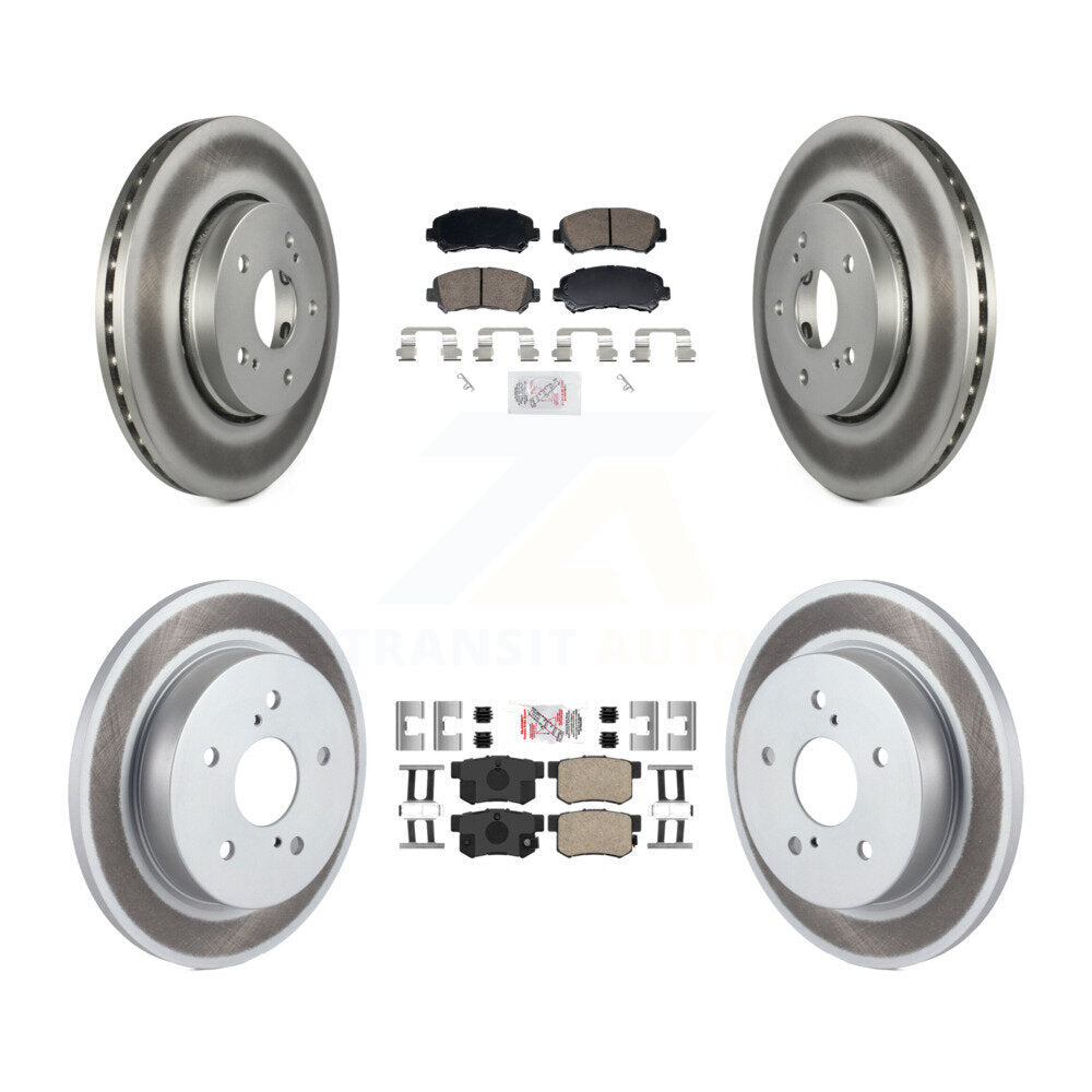 Transit Auto KGA-106142 Disc Brake Kit for 2010-2013 Suzuki Kizashi - Front and Rear
