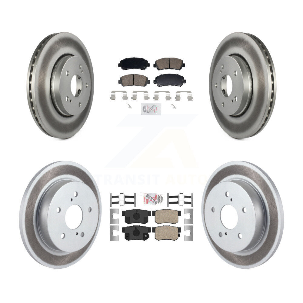 Transit Auto KGA-106144 Disc Brake Kit for 2010-2013 Suzuki Kizashi - Front and Rear