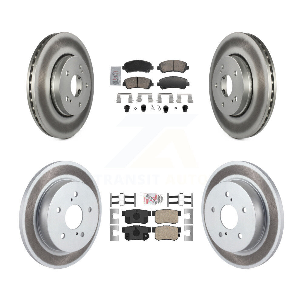 Transit Auto KGA-106145 Disc Brake Kit for 2010-2013 Suzuki Kizashi - Front and Rear
