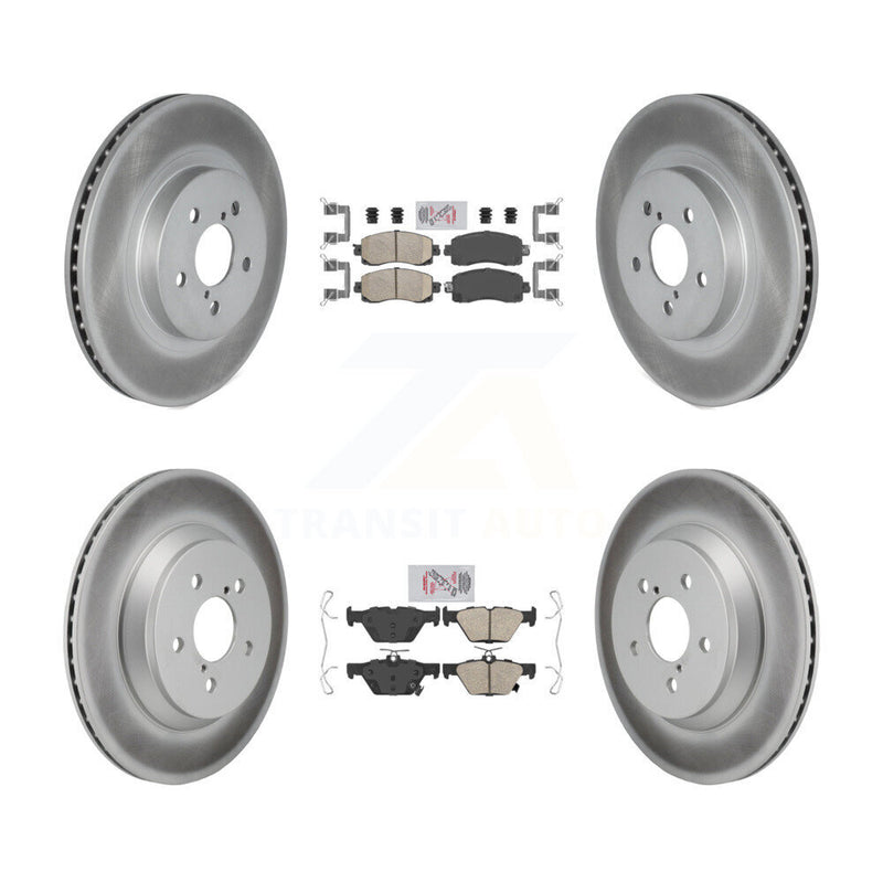 Transit Auto KGA-106146 Disc Brake Kit for 2021-2023 Subaru Crosstrek - Front and Rear