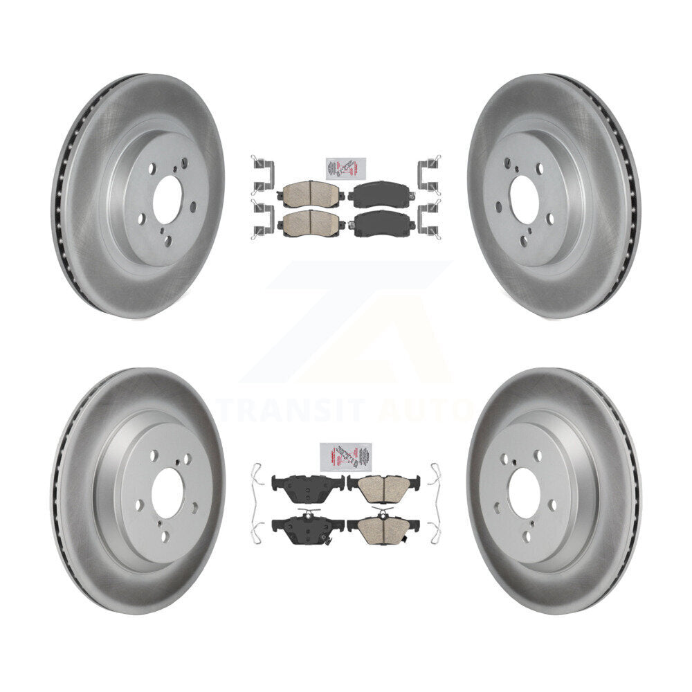 Transit Auto KGA-106147 Disc Brake Kit for 2021-2023 Subaru Crosstrek - Front and Rear
