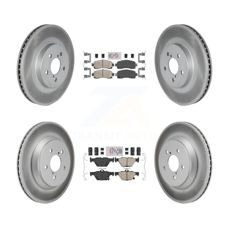 Transit Auto KGA-106148 Disc Brake Kit for 2021-2023 Subaru Crosstrek - Front and Rear