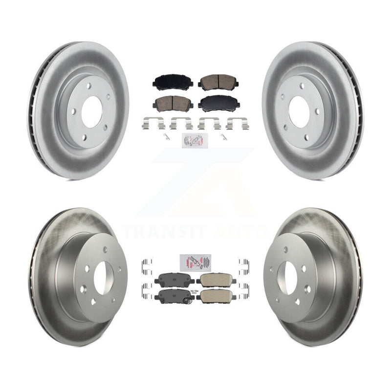 Transit Auto KGA-106150 Disc Brake Kit for 2008-2015 Nissan Rogue Select, Nissan Rogue - Front and Rear
