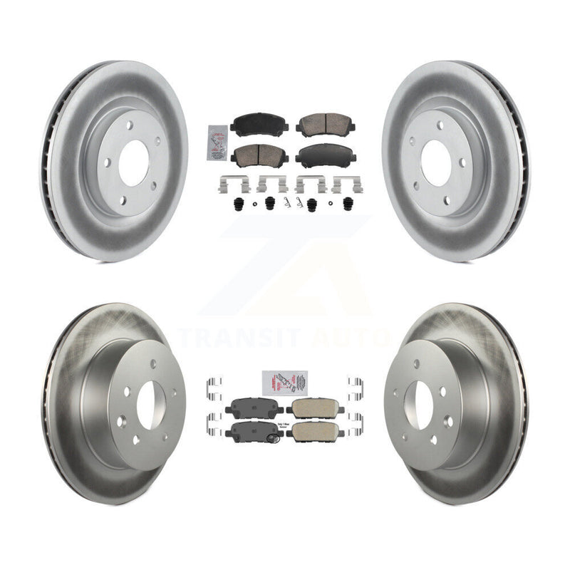 Transit Auto KGA-106151 Disc Brake Kit for 2008-2015 Nissan Rogue Select, Nissan Rogue - Front and Rear