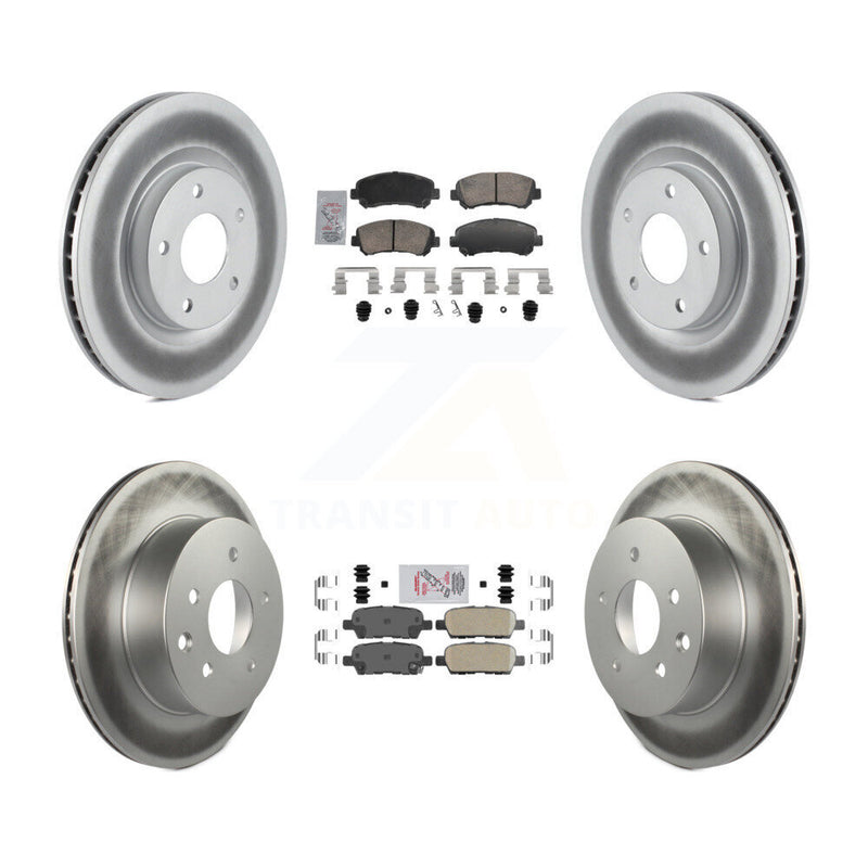 Transit Auto KGA-106153 Disc Brake Kit for 2008-2015 Nissan Rogue Select, Nissan Rogue - Front and Rear