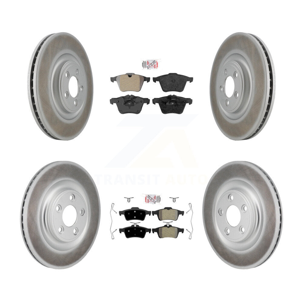 Transit Auto KGA-106172 Disc Brake Kit for 2016 Jaguar XJ - Front and Rear