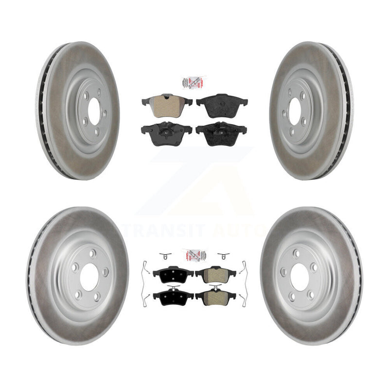 Transit Auto KGA-106172 Disc Brake Kit for 2016 Jaguar XJ - Front and Rear