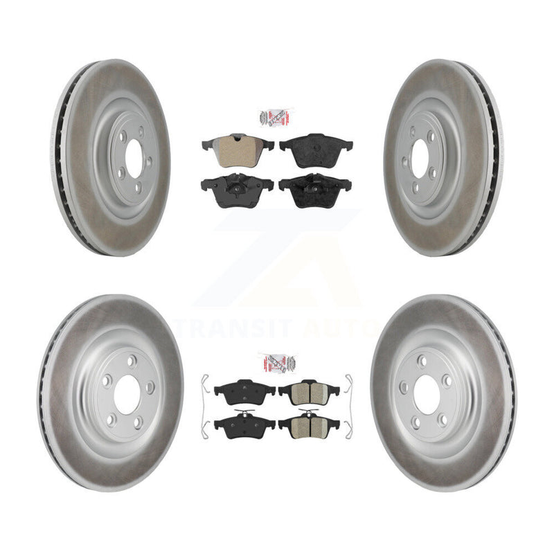 Transit Auto KGA-106173 Disc Brake Kit for 2016 Jaguar XJ - Front and Rear