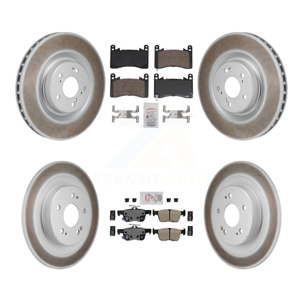 Transit Auto KGA-106178 Disc Brake Kit for 2021-2023 Acura TLX - Front and Rear