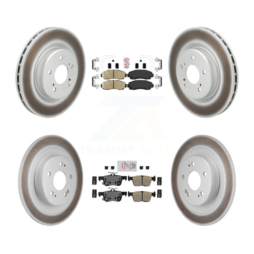 Transit Auto KGA-106180 Disc Brake Kit for 2021-2023 Acura TLX - Front and Rear