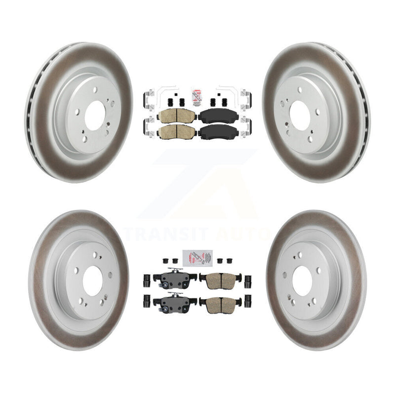 Transit Auto KGA-106180 Disc Brake Kit for 2021-2023 Acura TLX - Front and Rear
