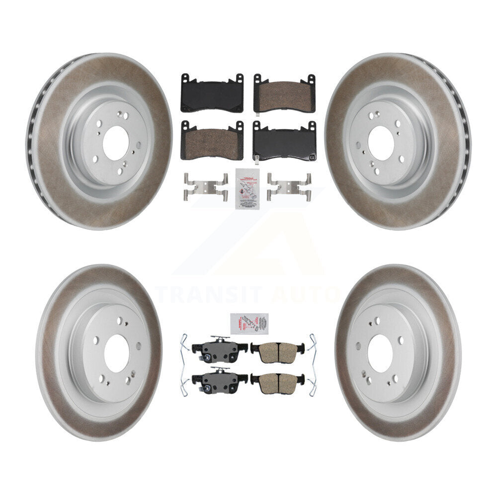 Transit Auto KGA-106181 Disc Brake Kit for 2021-2023 Acura TLX - Front and Rear