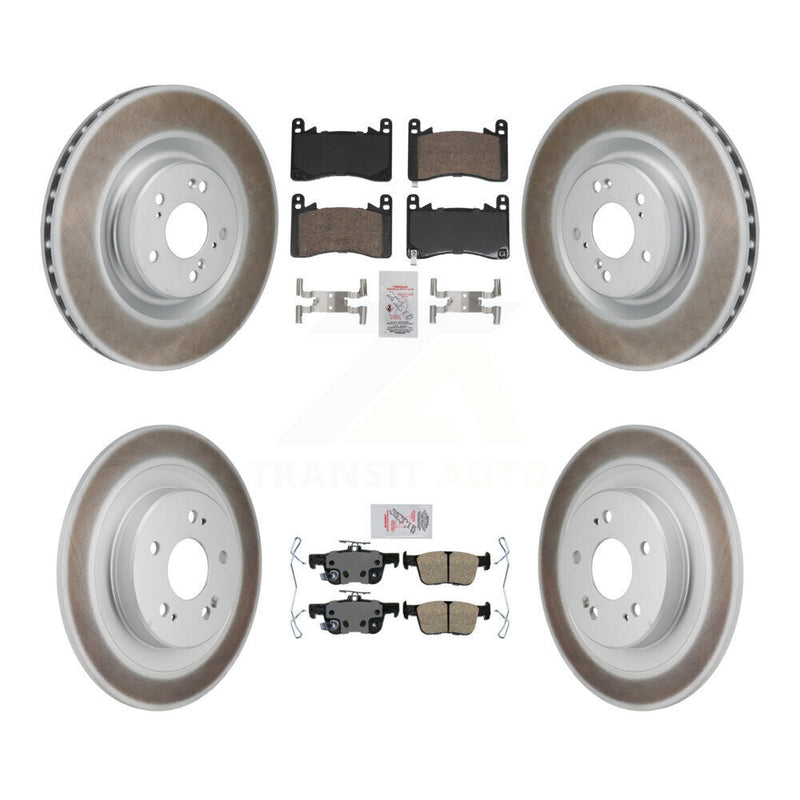Transit Auto KGA-106181 Disc Brake Kit for 2021-2023 Acura TLX - Front and Rear