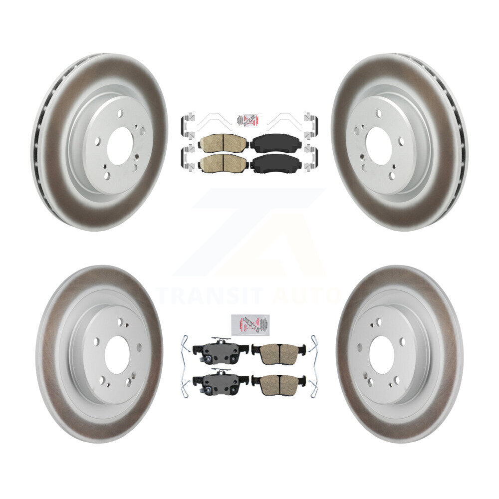 Transit Auto KGA-106182 Disc Brake Kit for 2021-2023 Acura TLX - Front and Rear