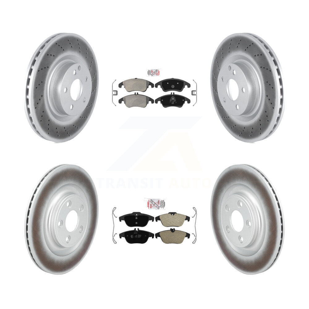 Transit Auto KGA-106187 Disc Brake Kit for 2017 Mercedes-Benz E400 - Front and Rear