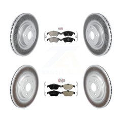 Transit Auto KGA-106187 Disc Brake Kit for 2017 Mercedes-Benz E400 - Front and Rear