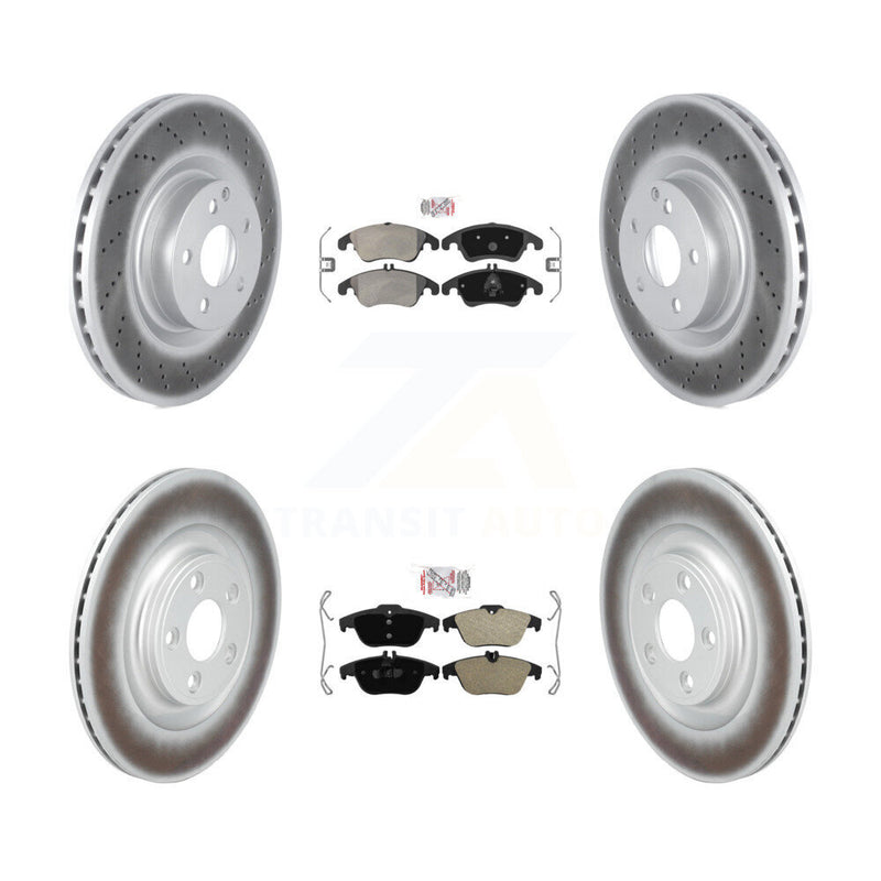 Transit Auto KGA-106187 Disc Brake Kit for 2017 Mercedes-Benz E400 - Front and Rear