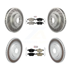 Transit Auto KGA-106189 Disc Brake Kit for 2017 Mercedes-Benz E400 - Front and Rear