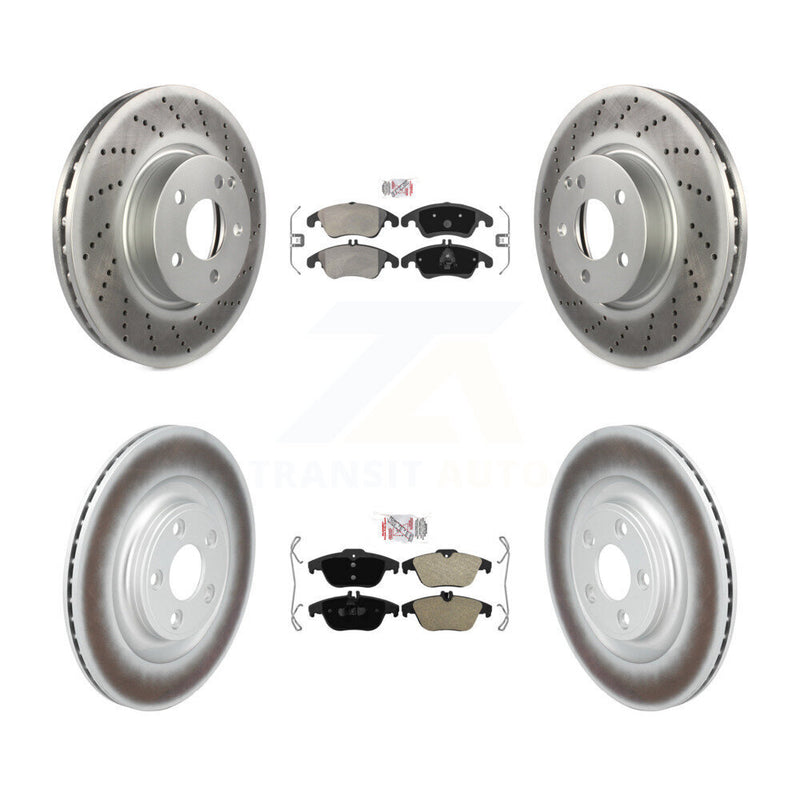 Transit Auto KGA-106189 Disc Brake Kit for 2017 Mercedes-Benz E400 - Front and Rear