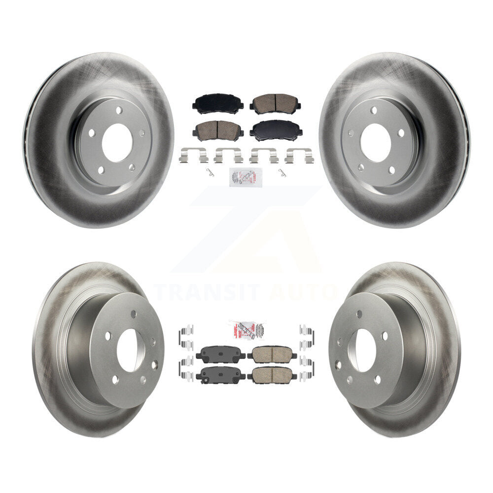 Transit Auto KGA-106194 Disc Brake Kit for 2007-2012 Nissan Sentra - Front and Rear