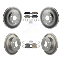 Transit Auto KGA-106194 Disc Brake Kit for 2007-2012 Nissan Sentra - Front and Rear