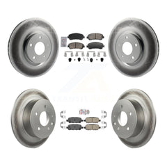 Transit Auto KGA-106195 Disc Brake Kit for 2007-2012 Nissan Sentra - Front and Rear
