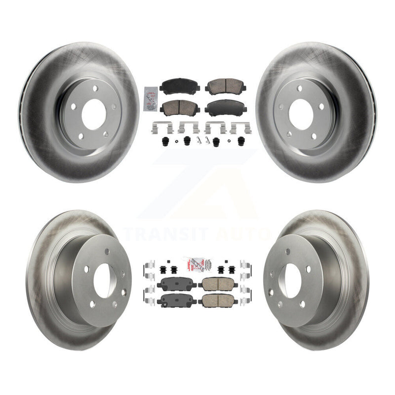 Transit Auto KGA-106197 Disc Brake Kit for 2007-2012 Nissan Sentra - Front and Rear