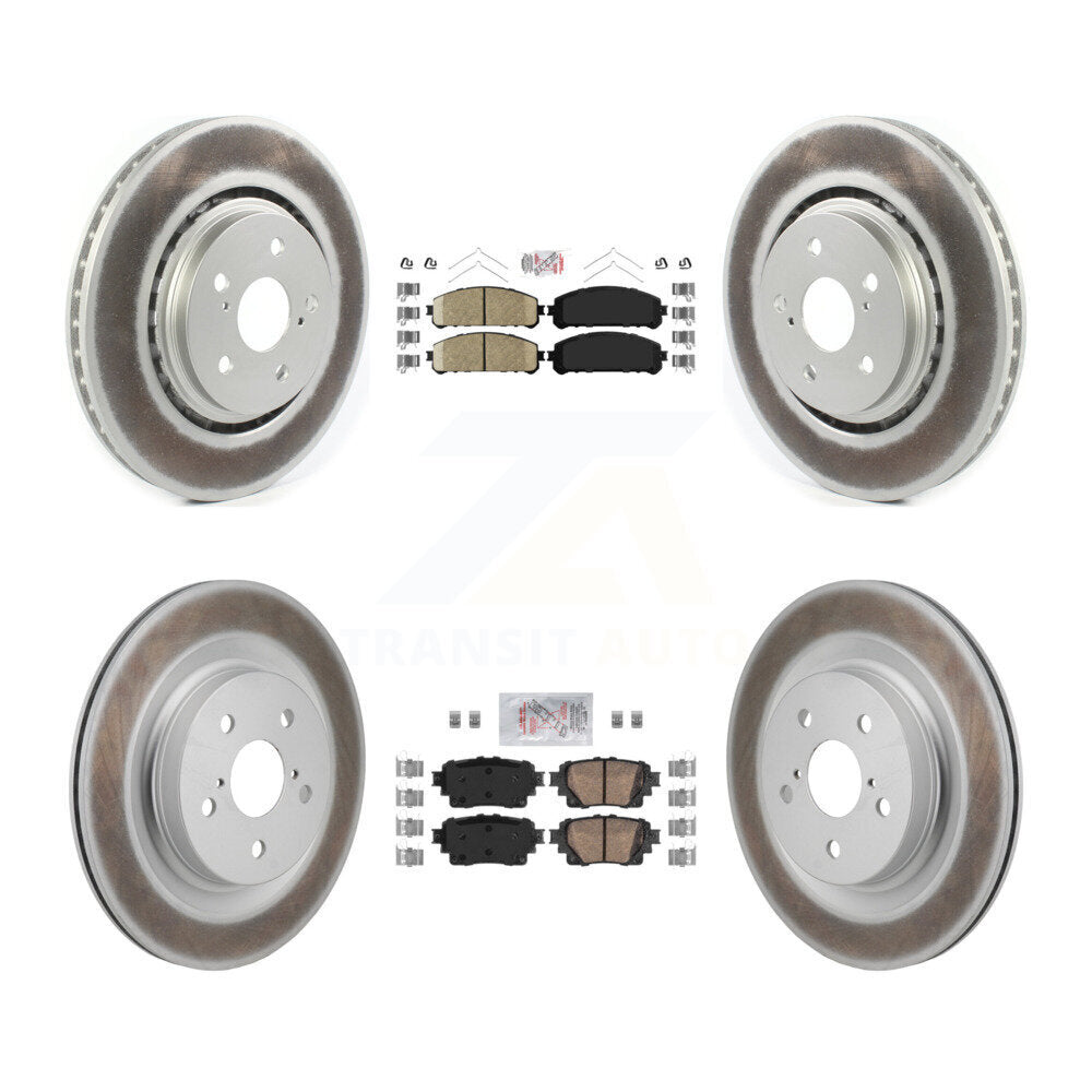 Transit Auto KGA-106200 Disc Brake Kit for 2022-2023 Lexus NX350, Lexus NX350h - Front and Rear