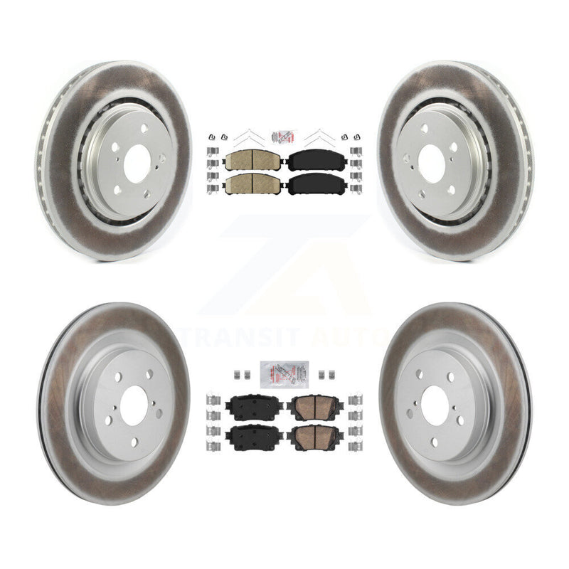 Transit Auto KGA-106200 Disc Brake Kit for 2022-2023 Lexus NX350, Lexus NX350h - Front and Rear